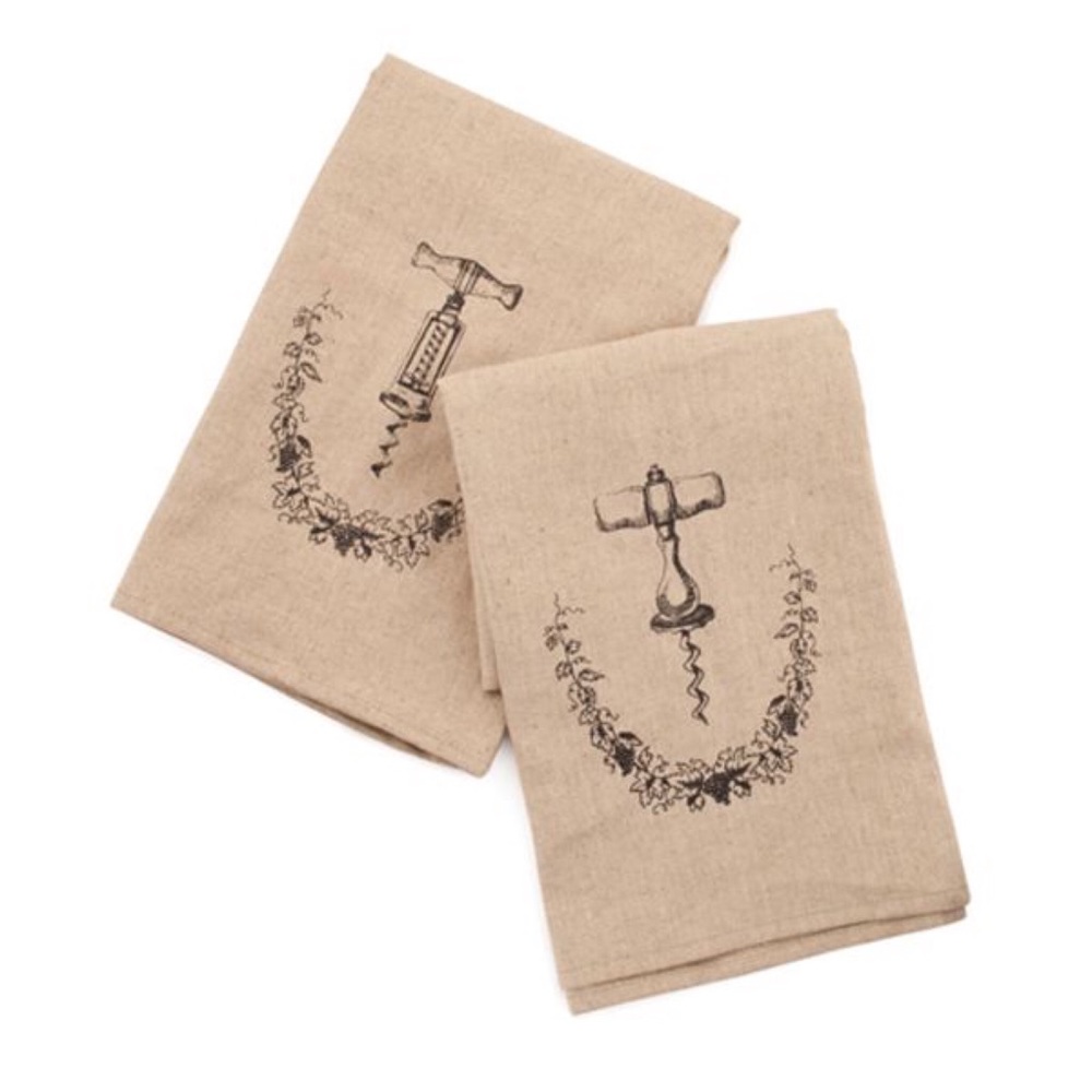 Grapevine: Corkscrew Icon Towel Set